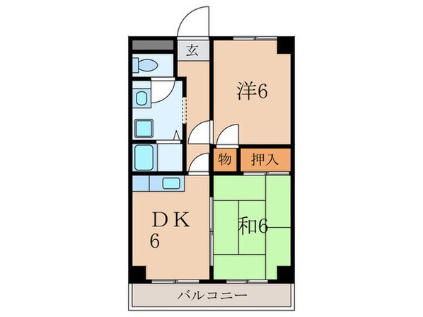 シャト－太田の物件間取画像